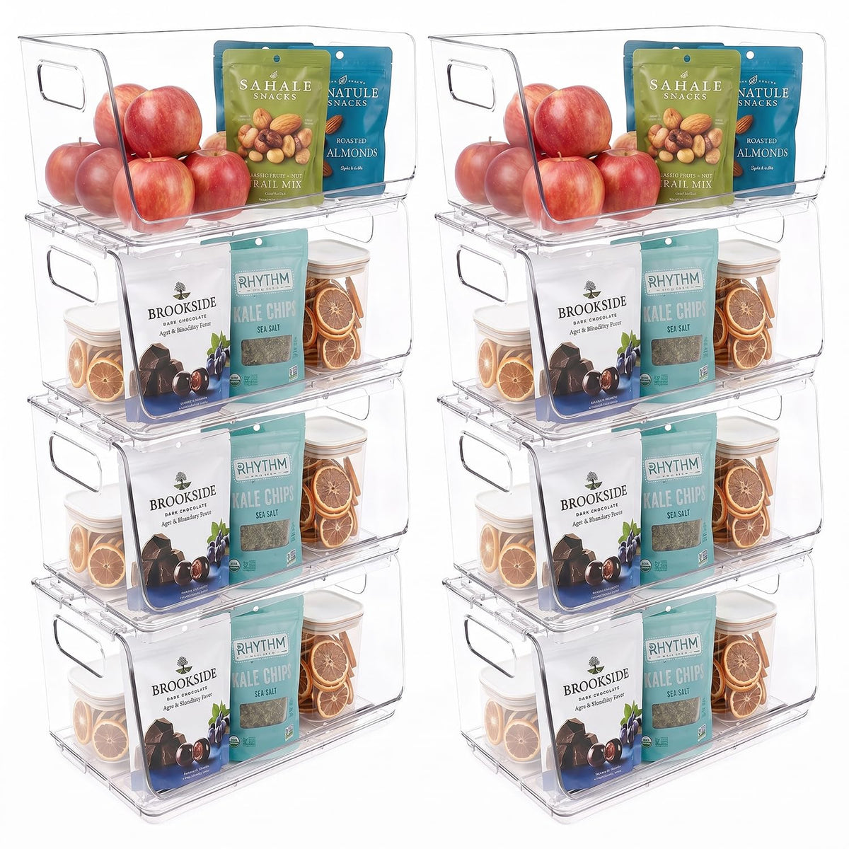 ClearSpace Stackable Storage Bins, Front Pantry Organizer - Image 1