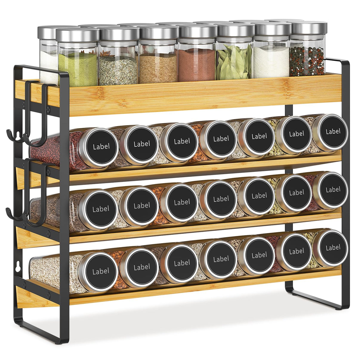 EsLuker.ly Spice Seasoning Rack Organizer Kitchen Co - Image 1