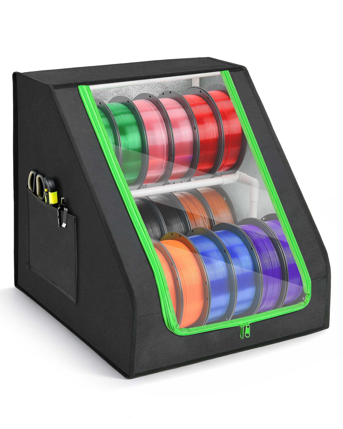 3D Printer Filament Storage Box, 21 Spools, Filament Organizer - Image 1
