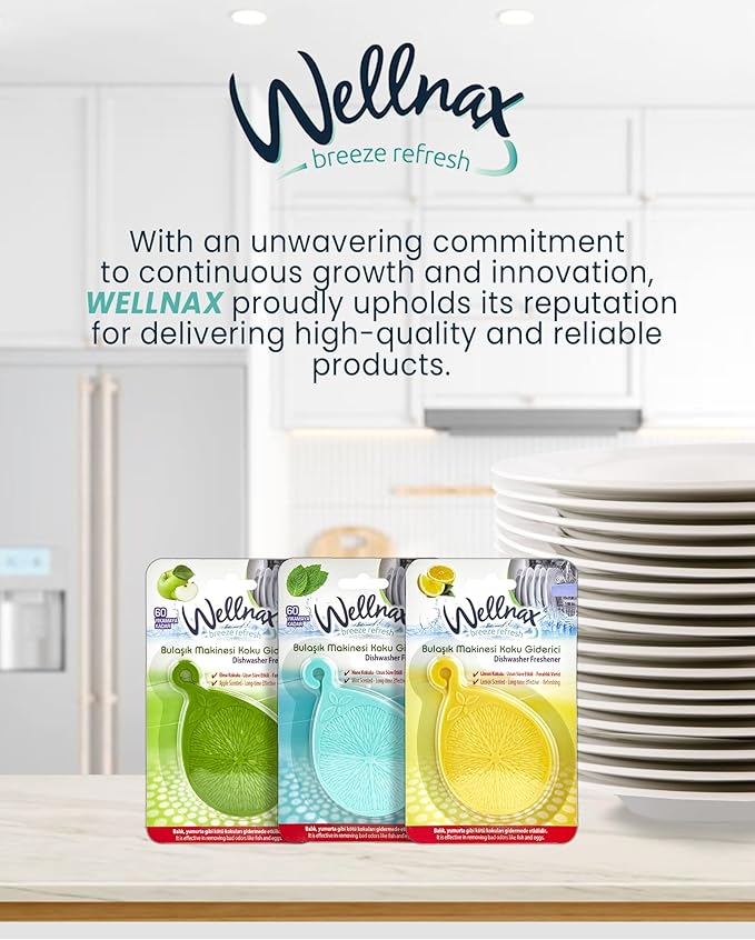 Wellnax Dishwasher Freshener (Green Apple)
