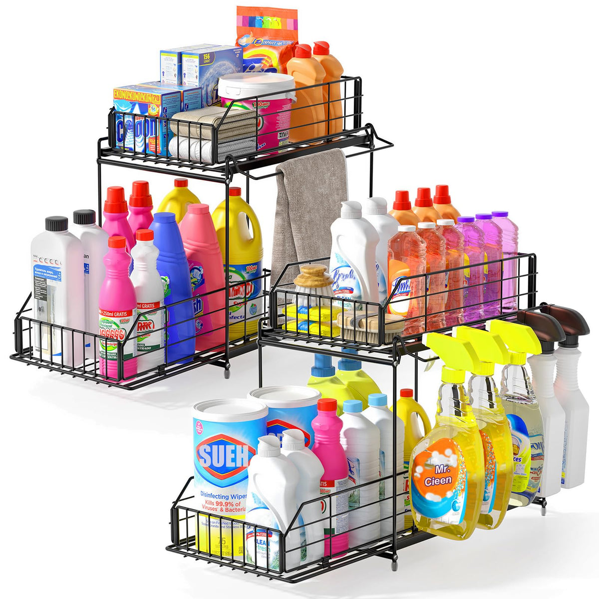 SUEH DESIGN Under Sink Organizers and Storage 2 Pack | All Products - Image 1