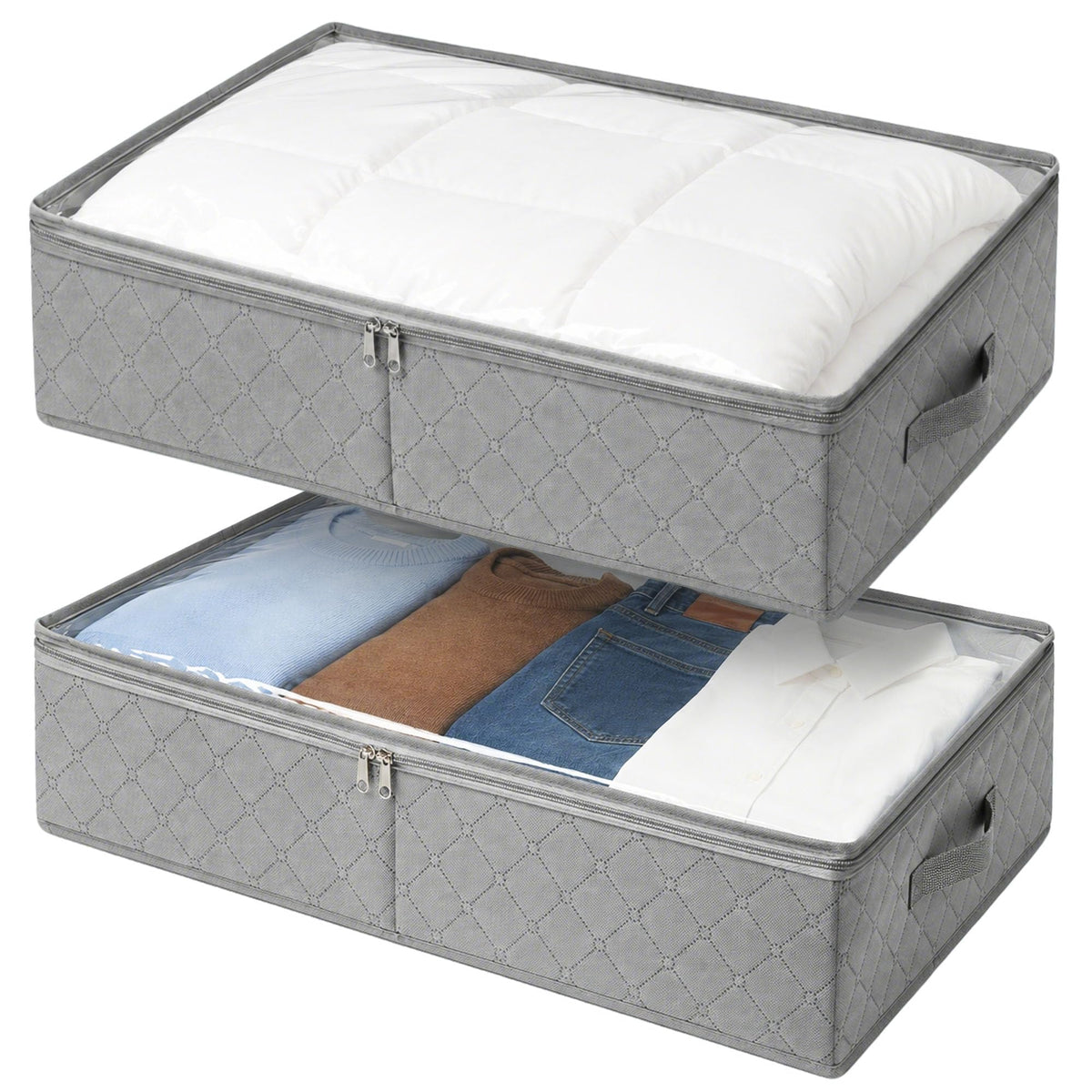 LotFancy Under Bed Storage Bags with Clear Window & | All Products - Image 1