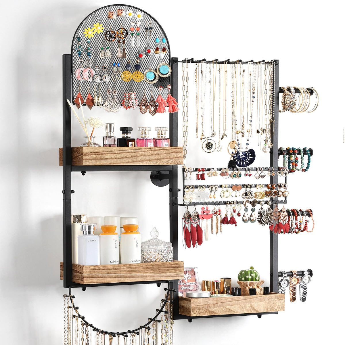 Keebofly Large Jewelry Organizer - Big Wall Mount Ha | Jewelry Organiz - Image 1