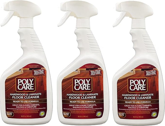 Laminate Floor Cleaner and Hardwood Floor Cleaner Spray - Versatile Solution Safe for Vinyl Floors, Wood Floors, and Engineered Hardwood Floors - 96 Fl Oz
