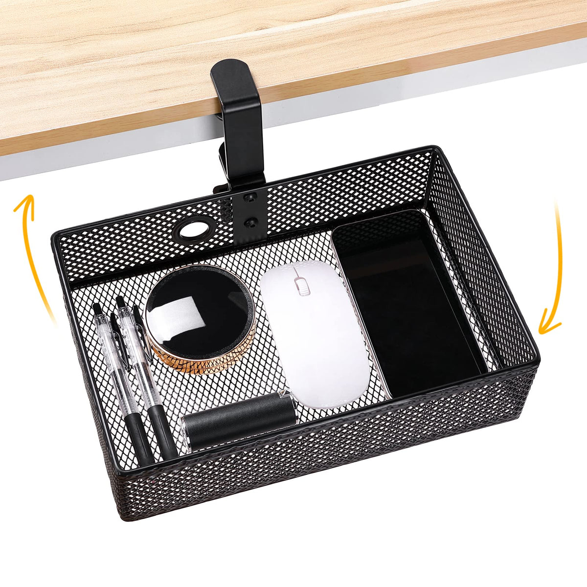 Under Desk Drawer, Clamp on Desk Organizer Hanging D | All Products - Image 1