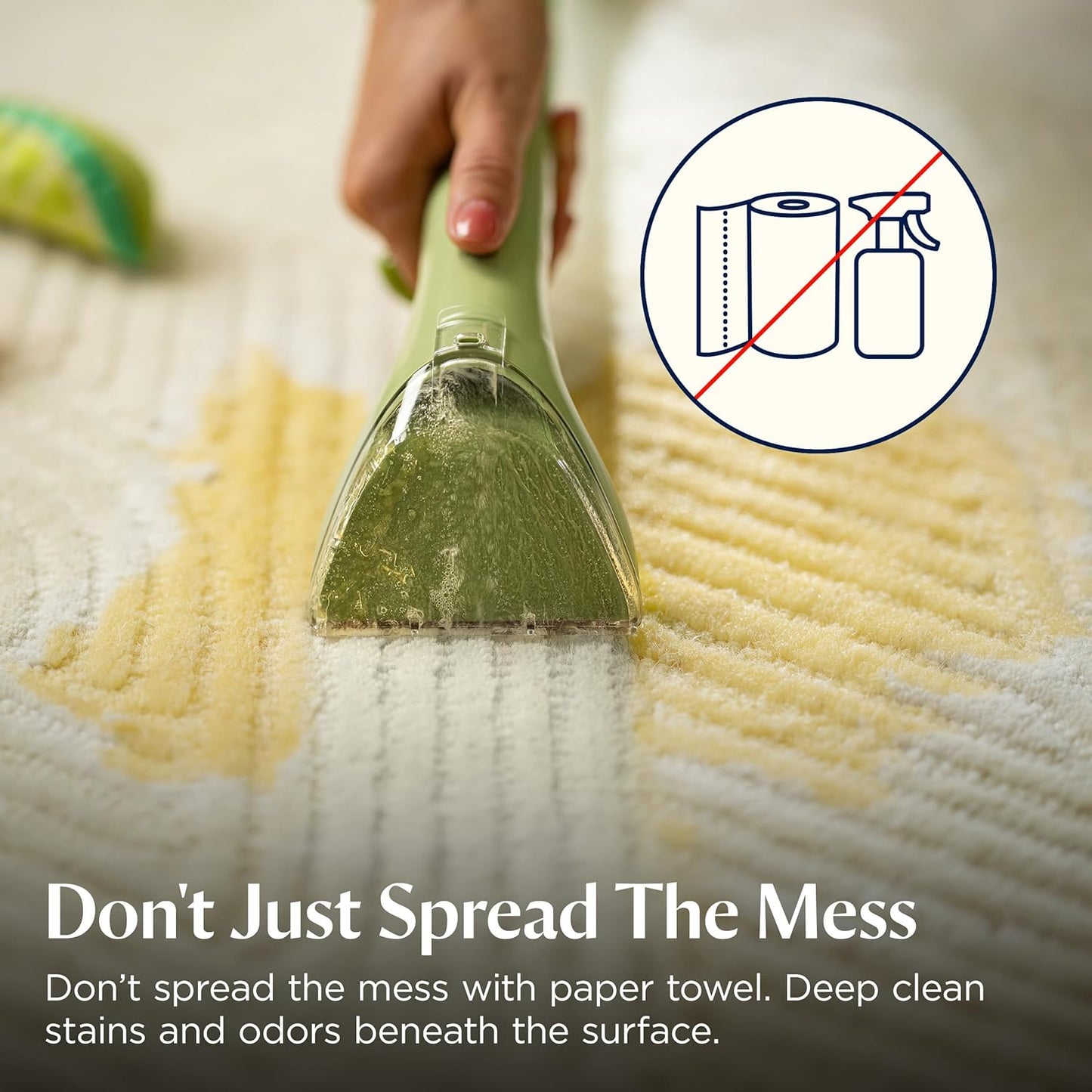 BISSELL Little Green Portable Carpet & Upholstery Cleaner – Multi-Purpose Deep Cleaner for Pet Stains (1400B) | Fixory911