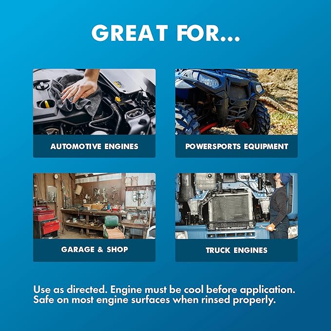 RidABull Pro Degreaser - Premium Cleaner - Foaming Multi-Surface Cleaner for Grease, Oil, Glue & Tape, Professional Strength, Residue-Free, Made in USA – Heavy Duty Automotive Degreaser