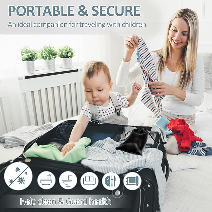 Spurgehom Handheld Steam Cleaner, 25S Quick Heating Portable Steamer with Visible Water Level,15-Piece Accessory Set Fast Heating for Car, Carpet, Upholstery, Couch, Tile, Windows Cleaning