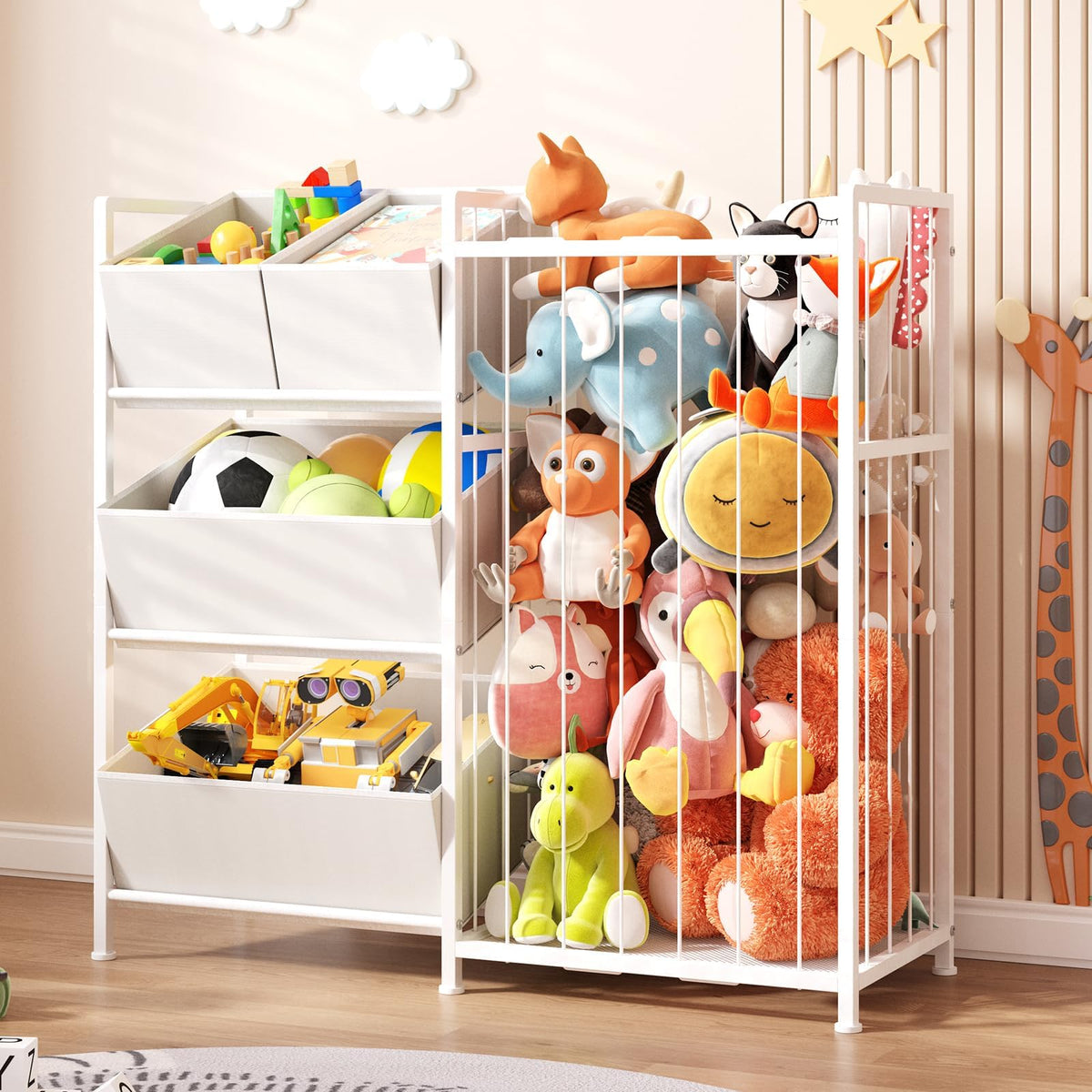 BBLIKE Toy Storage Organizer, Stuffed Animal Storage - Image 1