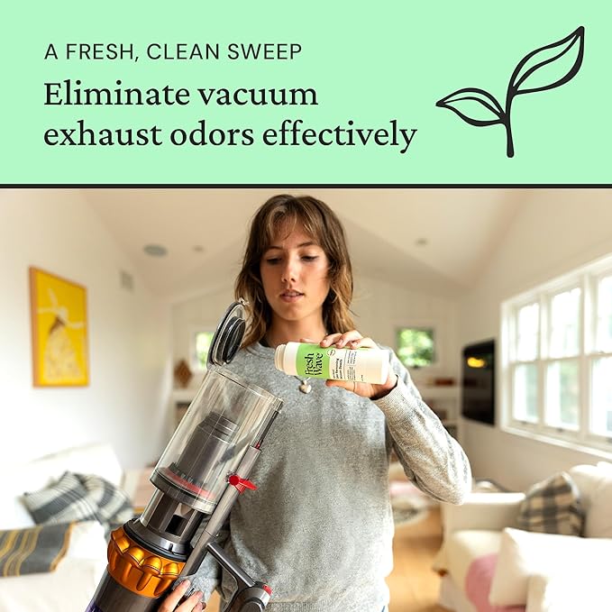 Vacuum Odor Eliminating Beads 5.25oz | Natural Plant-Based Deodorizer | Keeps Vacuum Fresh