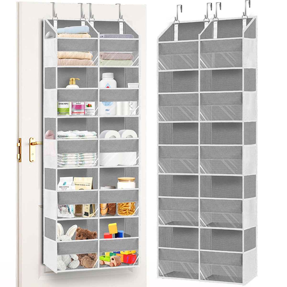 Ofiray-home 5-Tier Over Door Organizer, 10-Compartment - Image 1