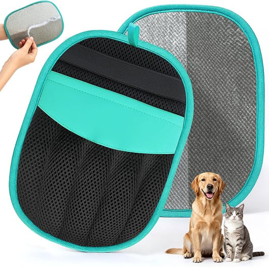 Pet Hair Remover for Dogs Cats: Reusable Five-Finger Static Pet Hair Removal Tool – Upgraded Lint Remover for Couch Furniture Bedding Car & Clothes – Supplies for Pet Owners at Home or Travel (1 PC)