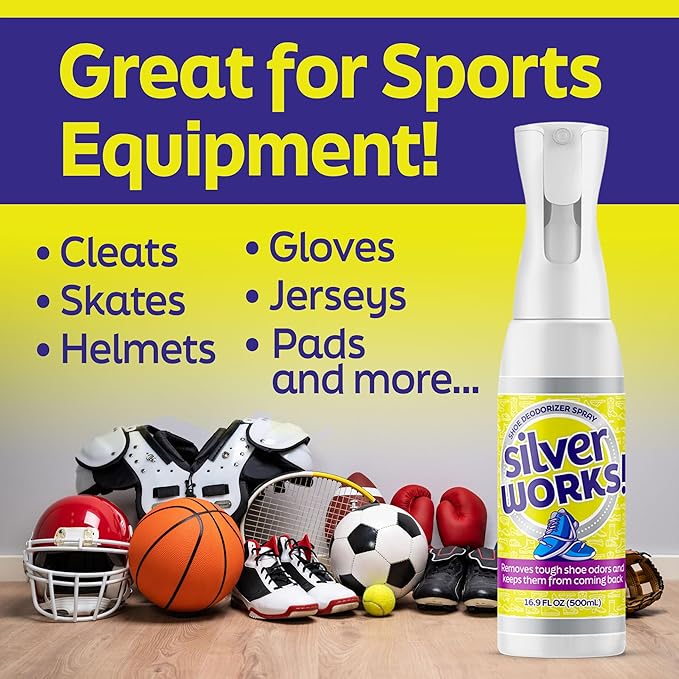 Shoe Deodorizer Spray For Smelly Shoes - Shoe Odor Elimination - Boot, Sneaker, Shoe Smell Eliminator - Stinky Shoes Odor Eliminator, Shoe Freshener Spray -16.9oz