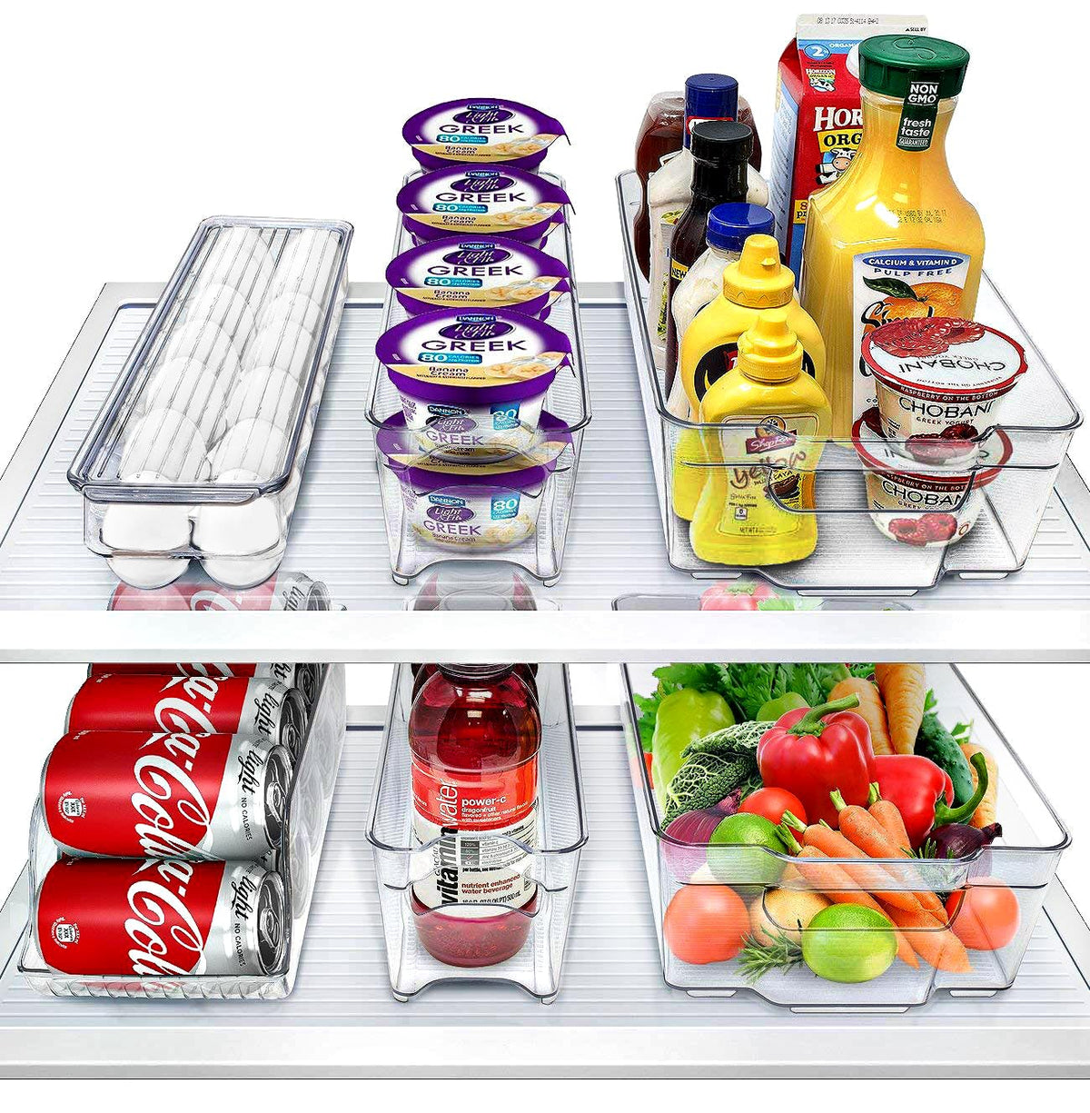 Sorbus Fridge Organizers and Storage Bins for Pantry & Fridge (6 - Image 1