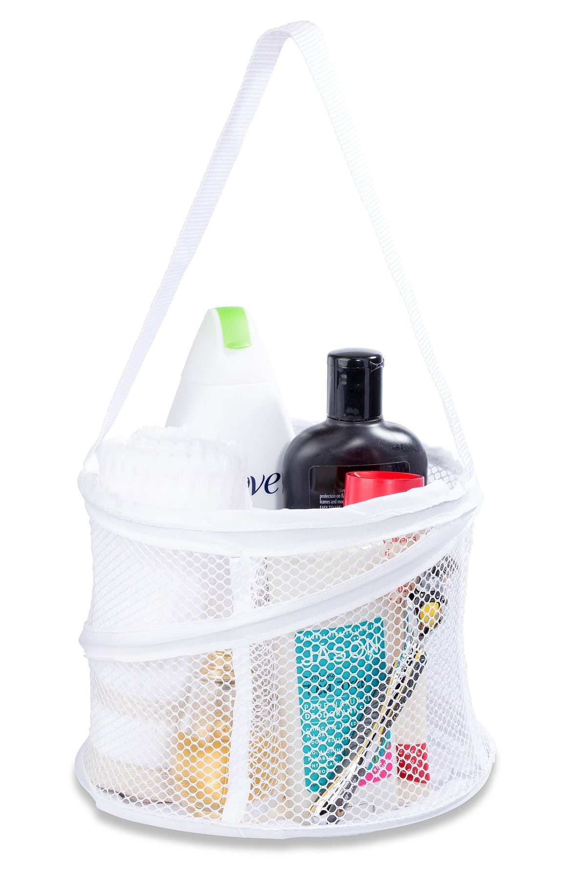 Handy Laundry Portable Shower Caddy Mesh Basket - Image 1
