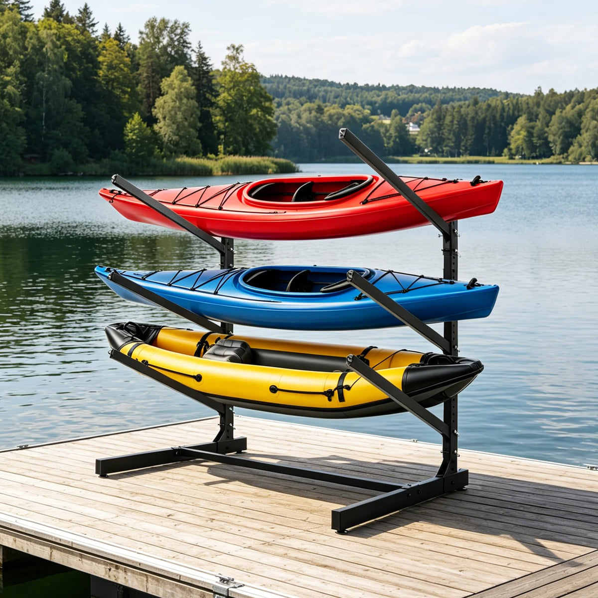Kayak Storage Rack, Heavy Duty Kayak Racks for Garage - Image 1
