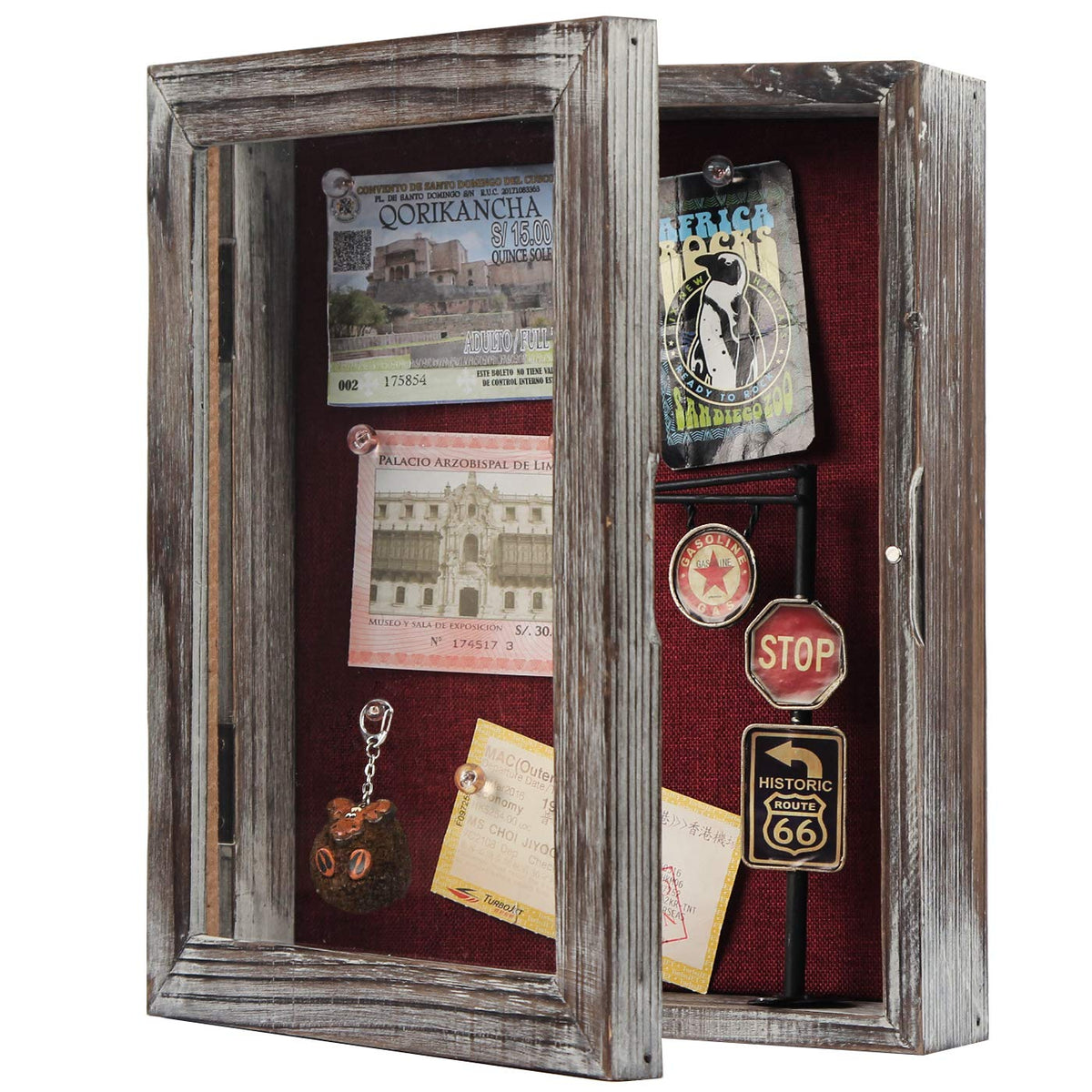 J JACKCUBE DESIGN Shadow Box Display Case 9" x 11" Memory Box - Image 1