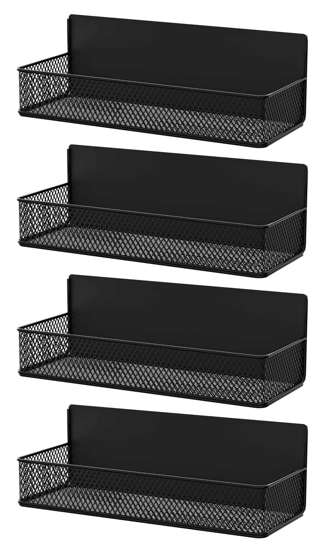 Magnetic Shelf Spice Rack Fridge Basket Whiteboard Washer - Image 1