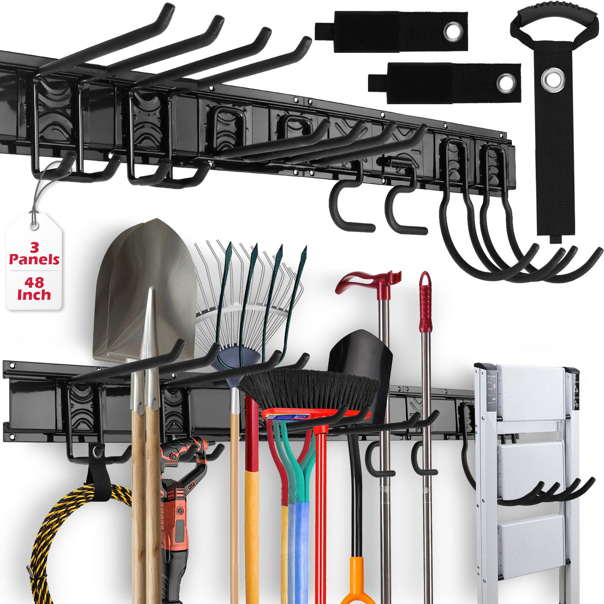 SEDY 48" Heavy Duty Garage Wall Organizer, Wall Mount Tool - Image 1