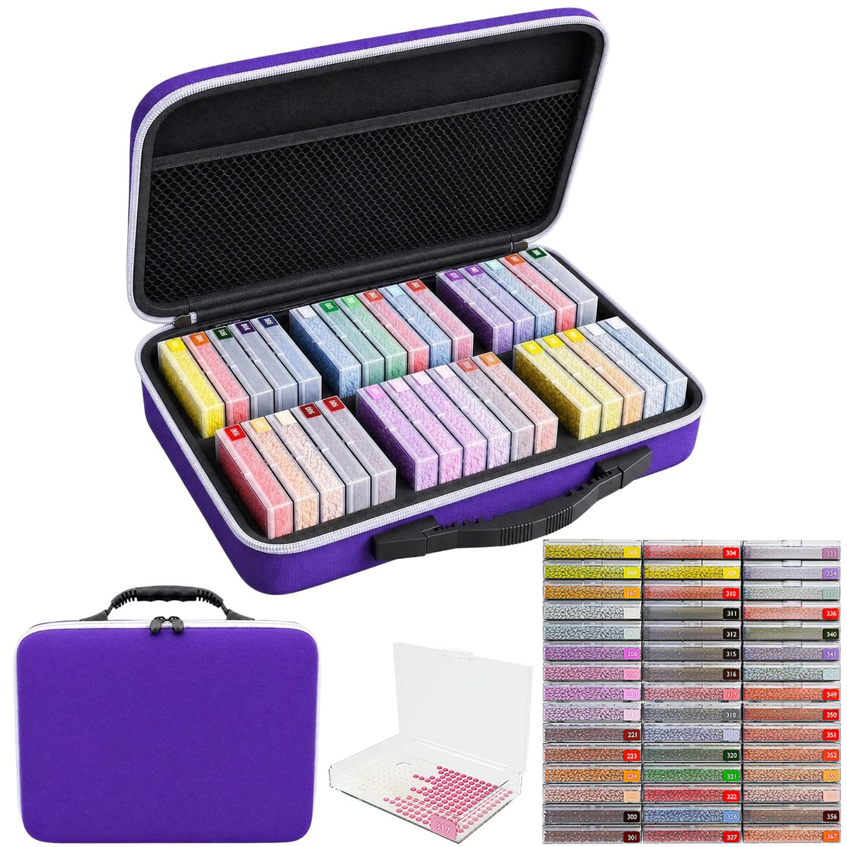 2-in-1 Diamond Painting Storage Containers Trays for Round - Image 1