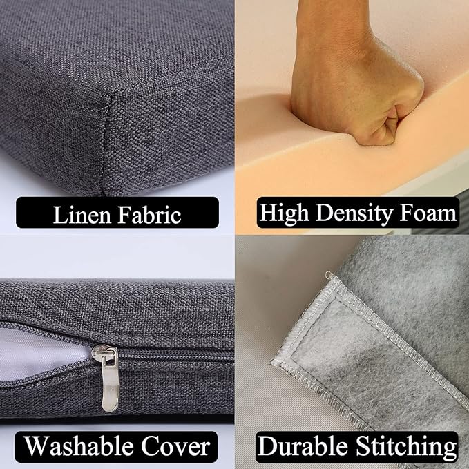 SAMTY Bed Gap Filler for headboard Space Gap Filler Bolster Pillow Stopper for Sofa Crack Filler Between Headboard and Mattress 36x4x4 Inch