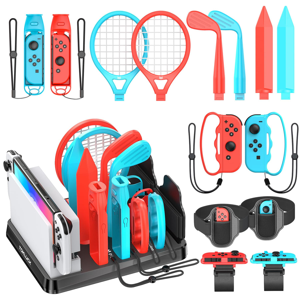Switch Sports Accessories Kit with Storage Station - Image 2