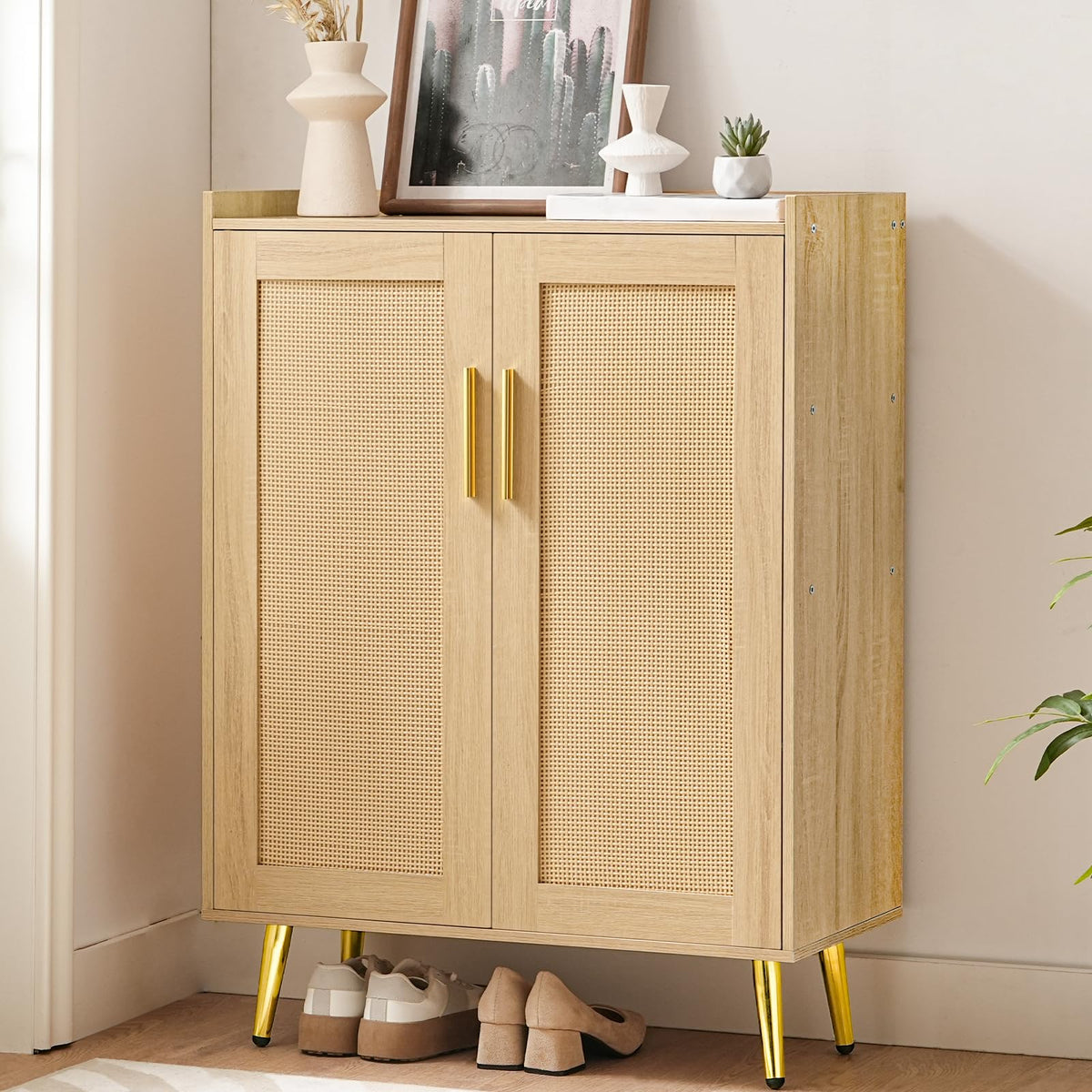 HOOBRO Shoe Cabinet, 5-Tier Shoe Storage Cabinet - Image 1