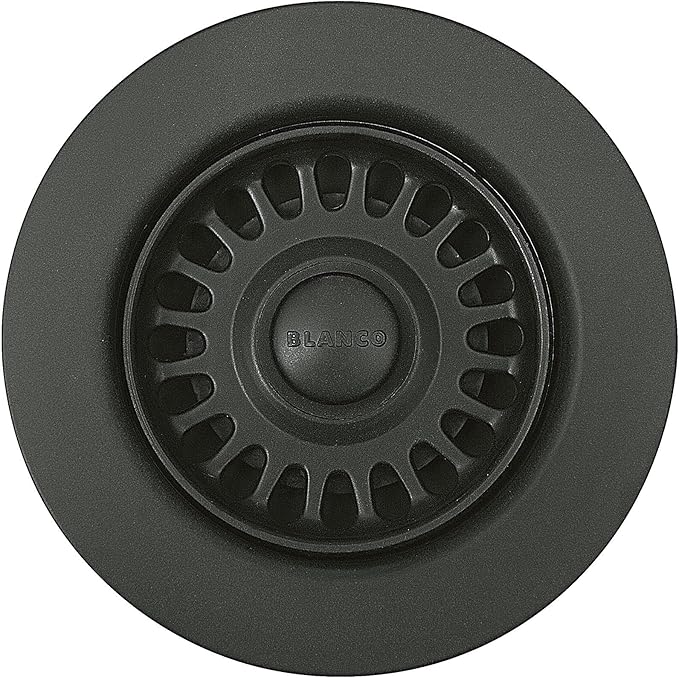 BLANCO, Anthracite 441095 SILGRANIT-Matched Kitchen Garbage Disposal Flange, 3.5"