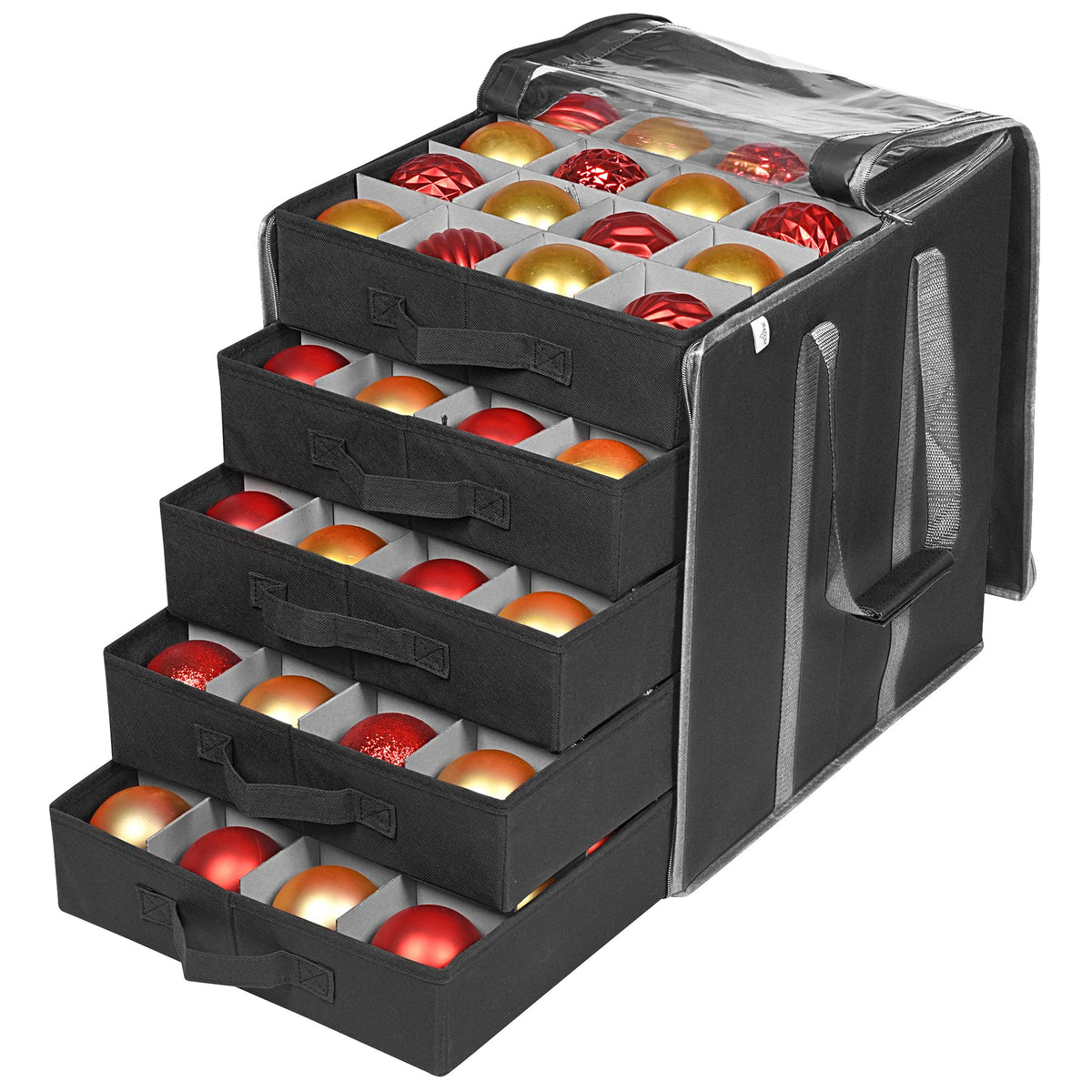 Christmas Ornament Storage Boxes with Dividers - 5 | Home Organization - Image 1