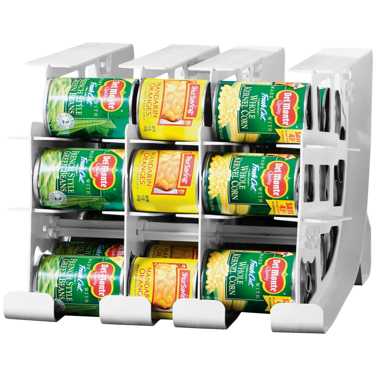 FIFO Pantry Storage Organizer Dispenser Rack for Canned - Image 1