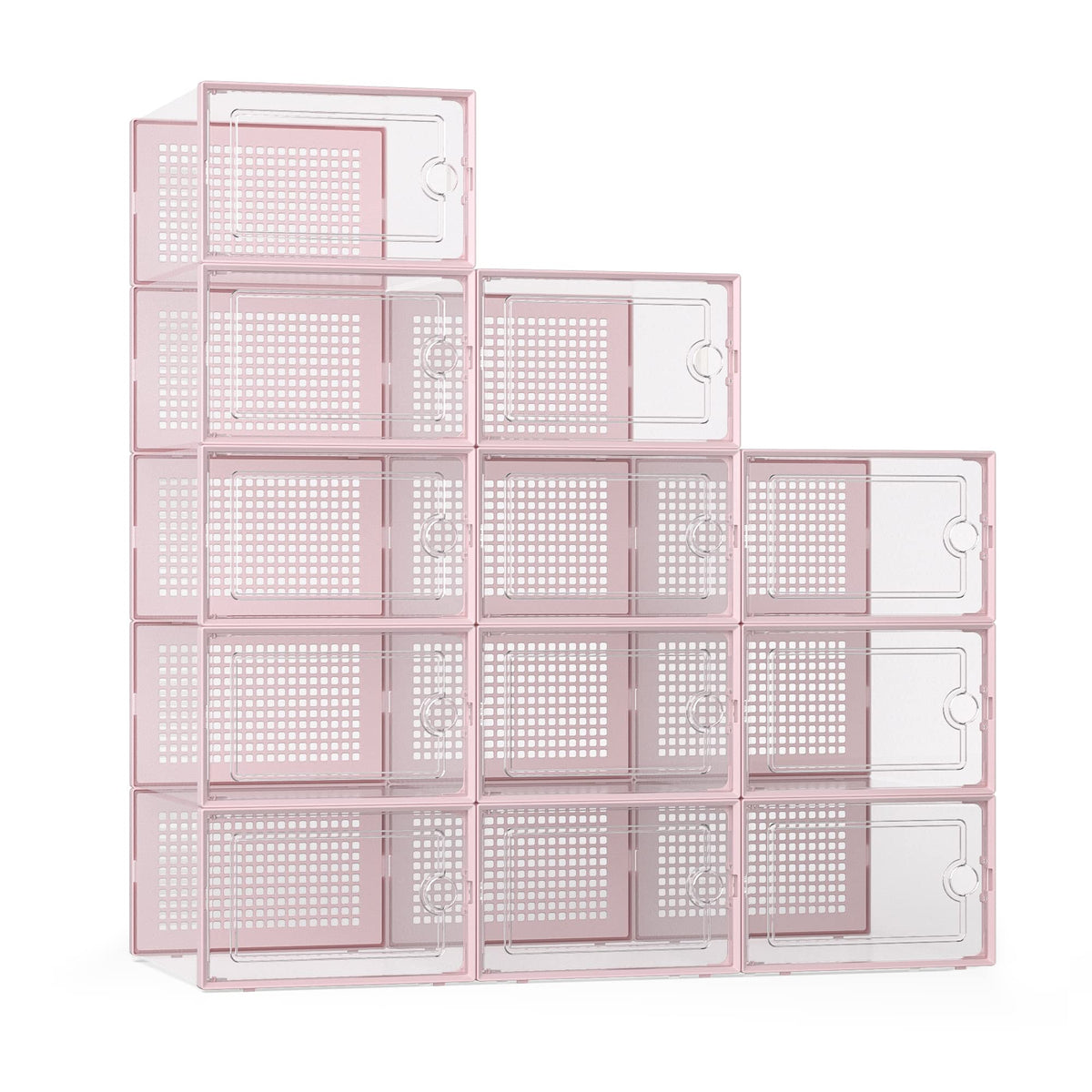 Kuject X-Large Shoe Storage Boxes 12 Pack, Clear Sta | All Products - Image 1
