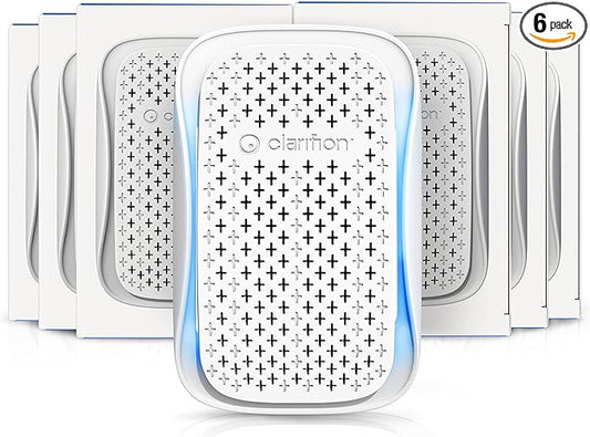 Clarifion - DSTx 2.0 Portable Air Purifier (6 Pack) - Plug In Air Ionizer HEPA Air Filter, Mini Personal Air Purifiers For, Bedroom and Pets Helps With Dust, Smoke, Airborne Dust and Odors