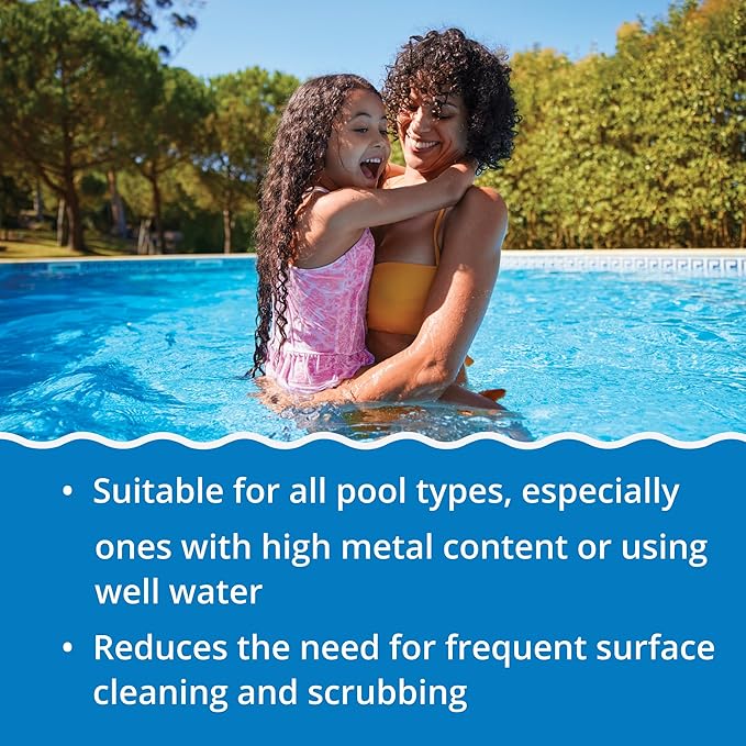 In The Swim Super Stain Away - The Ultimate Swimming Pool Stain Remover – Prevents Stains, Scaling, and Build-Up in Swimming Pools - 1 Quart - 2 Pack