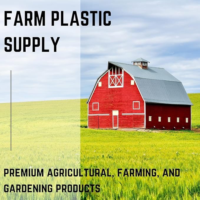 Farm Plastic Supply - Clear Vinyl Sheeting - 80 Mil - Vinyl Plastic Sheeting, Clear Vinyl Roll, Clear Vinyl Sheet for Storm Windows, Clear Vinyl, Covering, Tablecloth Protector (6.5' x 10')