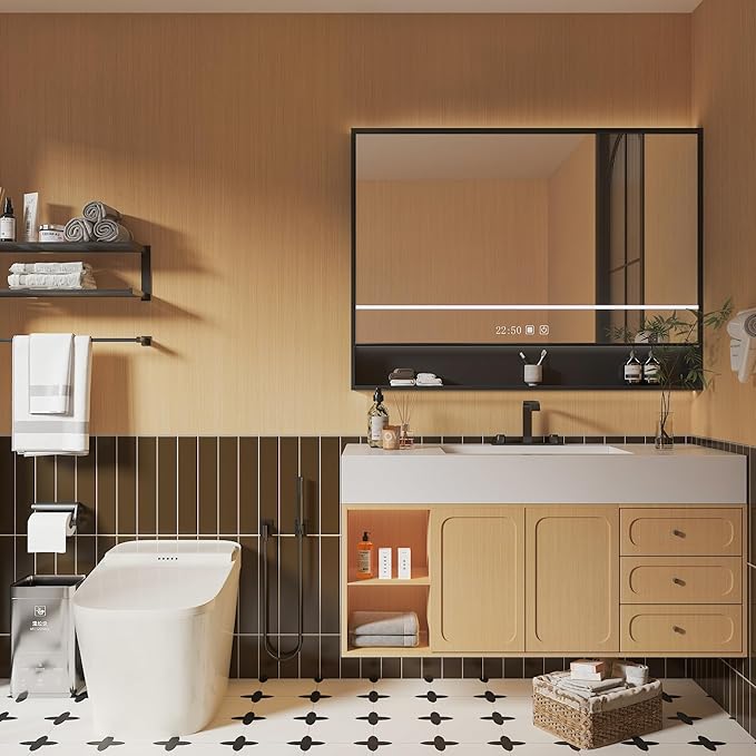 Thick Oak Wood Wallpaper Peel and Stick 48"x354" Light Brown Wood Contact Paper Waterproof Removable Faux Wood Grain Vinyl Wrap for Cabinets Drawers Counter Top Covers Wood Look Wallpaper for Walls