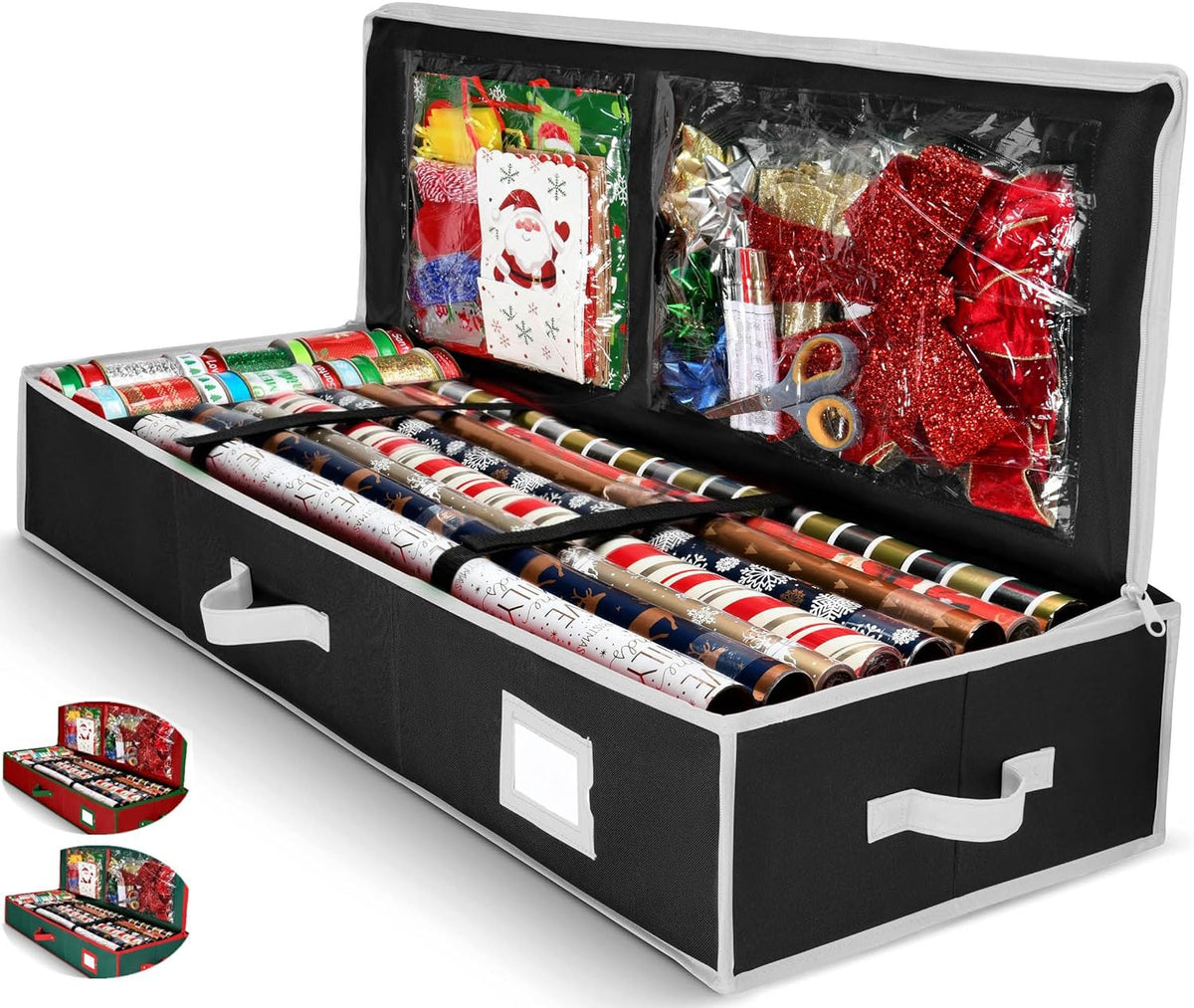 Premium Wrapping Paper Organizer Storage | Gift Wrap Holder - Image 1