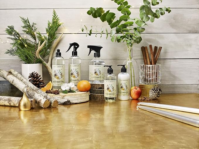 Caldrea Multi-surface CounterTop Spray Cleaner, Made With Vegetable Protein Extract, Gilded Balsam Birch Scent, 16 Oz