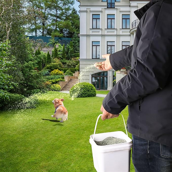 USKICH Backyard Deodorizer,48 lbs Yard Odor Eliminator,Eliminates Stool & Urine Odor on Potty Patches,Artificial Turf,Grass,Lawns,Patios,Concrete&Playgrounds-Cat Litter Box Odor Eliminator&Freshener