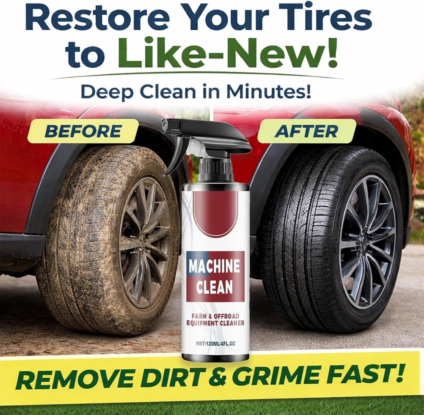 Outdoor All-Purpose Heavy-Duty Cleaner Spray – Industrial Strength Degreaser for Decks, Patios & Driveways | Fixory911
