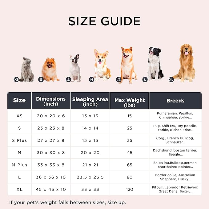 Bedsure Calming Dog Bed for Extra Large Dogs - Donut Washable Large Pet Bed, Anti-Slip Round Fluffy Plush Faux Fur Dog Bed, Fits up to 120 lbs Pets, Ivory Beige, 45 inches