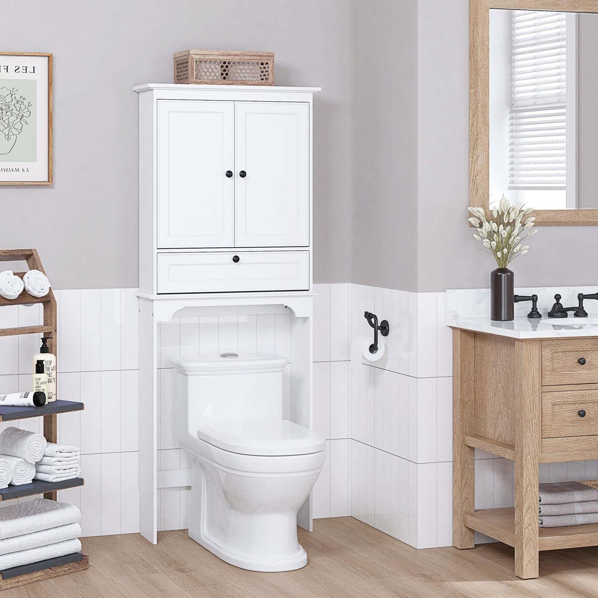 Spirich Bathroom Over the Toilet Storage Cabinet - Image 1