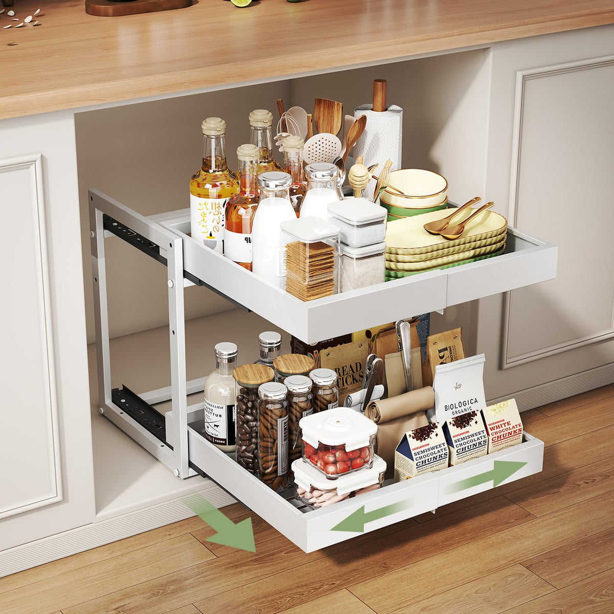 Abalter Expandable Pull Out Cabinet Organizer(12-18. | Pull Out Organi - Image 1