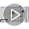 Diesisa Wall Mount Organizer, 2Pc Small Adhesive Cabinet Door - Image 8
