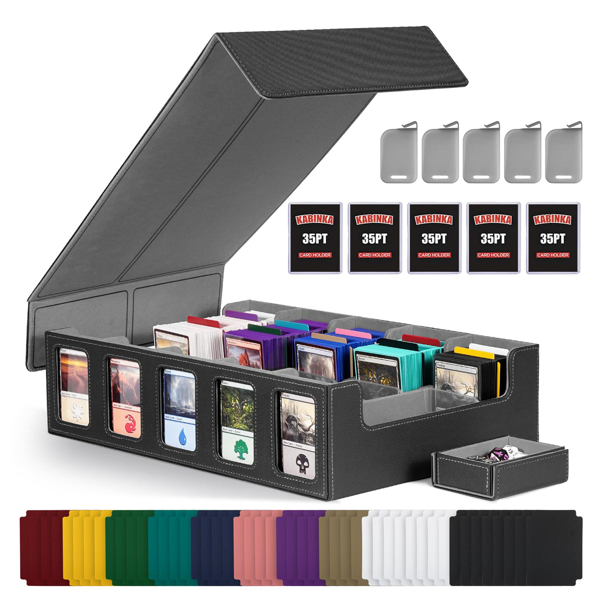 Kabinka 5 Row 3900+ Trading Card Storage Box | Home Organization - Image 1