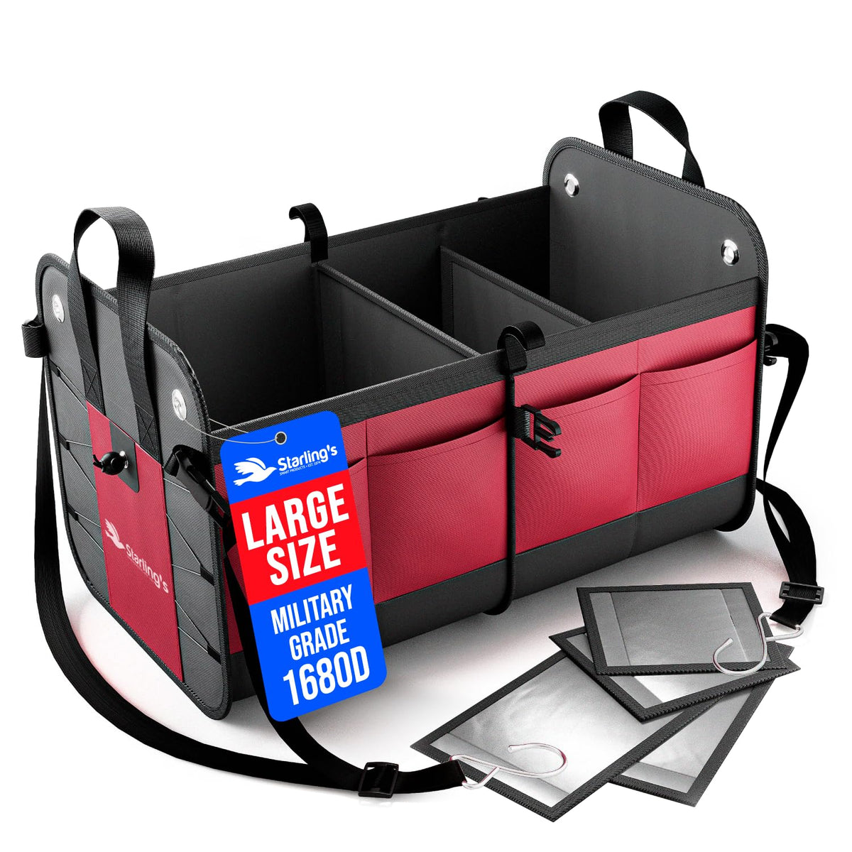 Car Trunk Organizer – Large Collapsible Storage Box - Image 1
