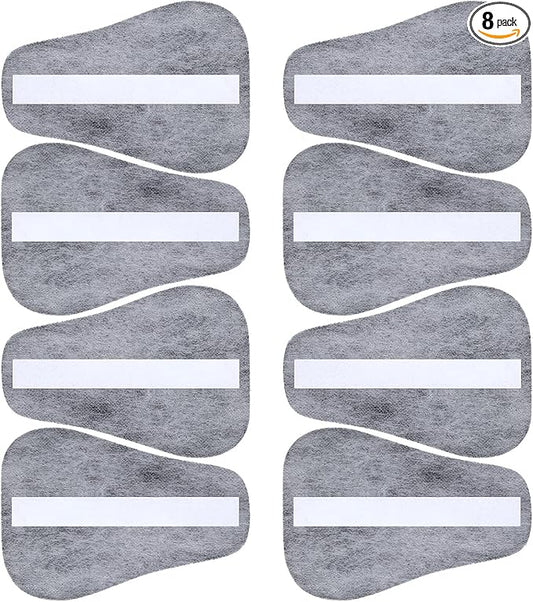 Jutom 8 Pcs Charcoal Underwear Flatulence Pads Deodorizer Women Men High Absorption Charcoal Pad Flatulence Filtering Absorb Odor Unpleasant Smells for Adults Home Car Pet Bathroom Basement(Gray)