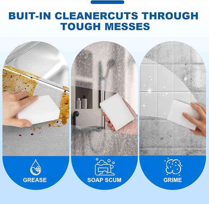 Melamine Sponges 1.18in - 21 Pack Sink, Bathtub & Tile Cleaner(Extra-Thick)