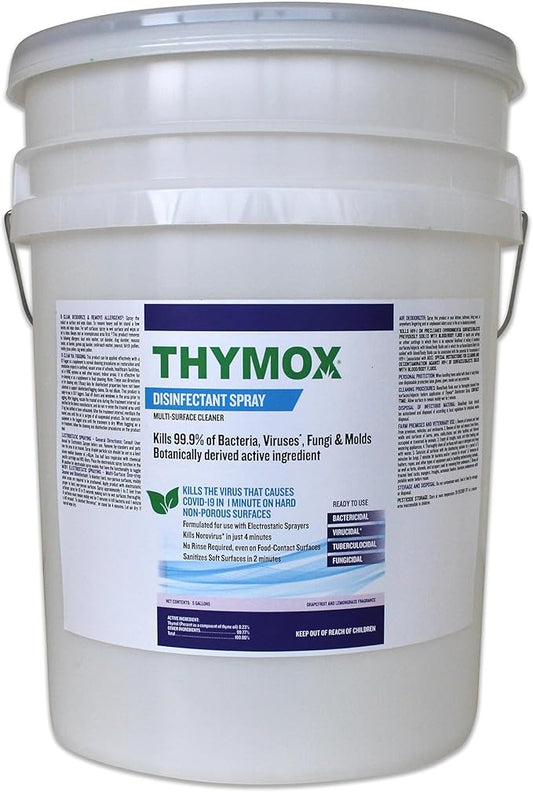 5 Gallon Pail Botanical Disinfectant - All Natural Cleaner Mold Remover, Multipurpose Cleaner, Mold Killer - Ideal for Restoration Jobs and Water Damage, Pet Friendly Natural Disinfectant