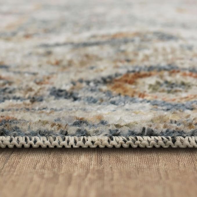 Mohawk Home Daphne Floral Ornamental Cream 2' 11" x 5' Area Rug Perfect for Living Room, Dining Room, Office