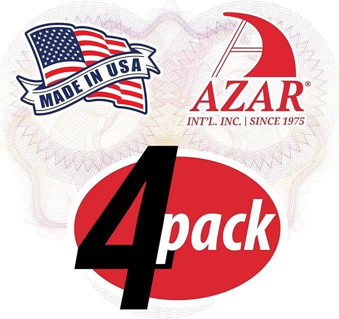 Azar Displays 515310 11.5" Square Acrylic Riser (4 Pack)